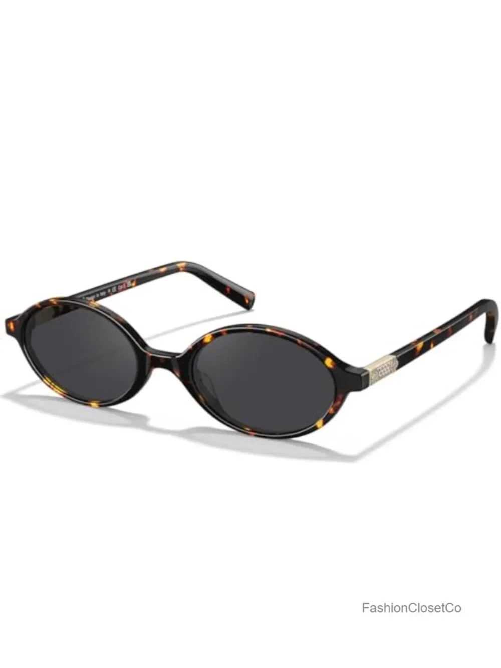 Acetate Polarized Sunglasses UV Protection Narrow Shades Classic Oval Sun